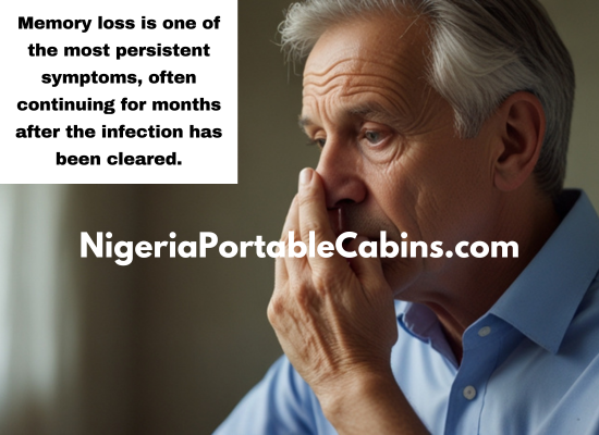 memory loss is one of the most persistent symptom of cerebral malaria