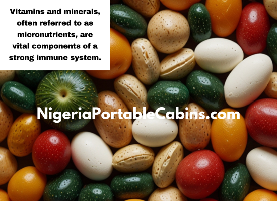 vitamins and minerals components of strong immune system