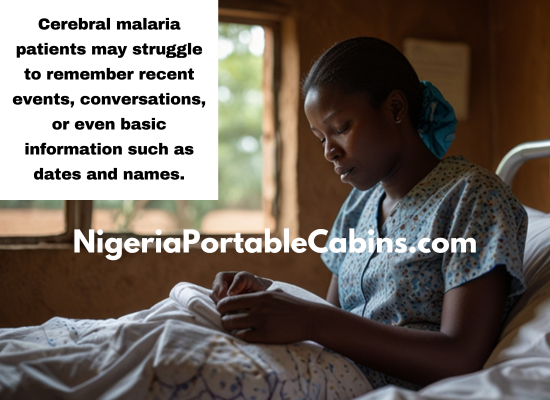 cerebral malaria patients memory loss